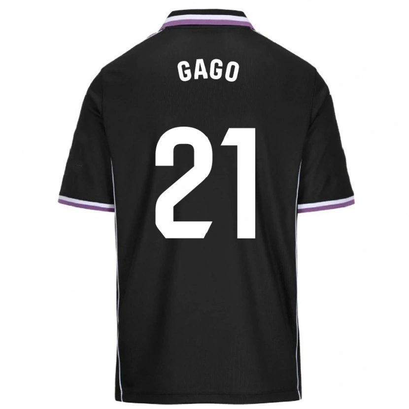 Danxen Men Lucía Gago Sánchez #21 Purple Black Away Jersey 2025/26 T-Shirt