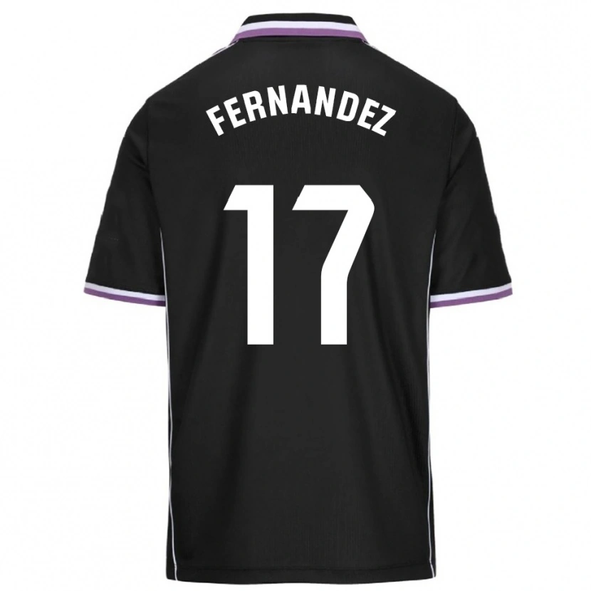 Danxen Men Dani Fernández #17 Purple Black Away Jersey 2025/26 T-Shirt