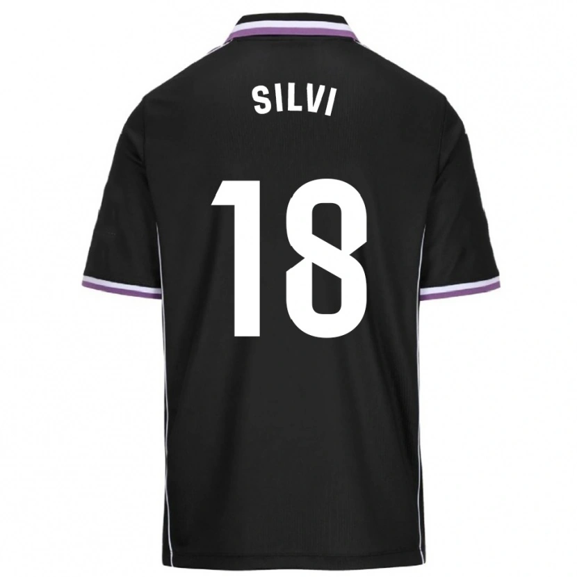 Danxen Men Silvia Fernandez Pocero #18 Purple Black Away Jersey 2025/26 T-Shirt