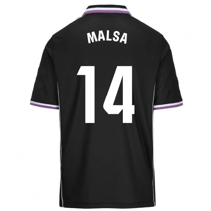 Danxen Men Mickaël Malsa #14 Purple Black Away Jersey 2025/26 T-Shirt