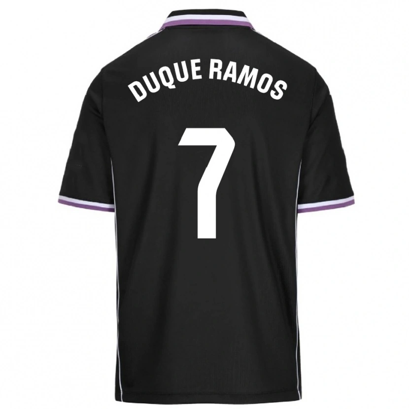 Danxen Men Carmen Duque Ramos #7 Purple Black Away Jersey 2025/26 T-Shirt