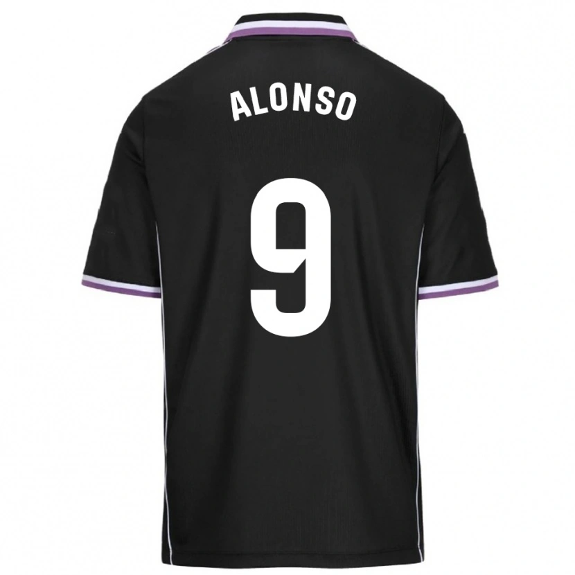 Danxen Men María Alonso Hidalgo #9 Purple Black Away Jersey 2025/26 T-Shirt