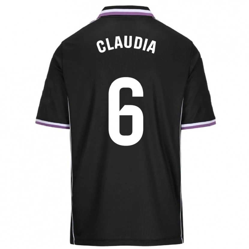 Danxen Men Claudia Gómez Villagrá #6 Purple Black Away Jersey 2025/26 T-Shirt