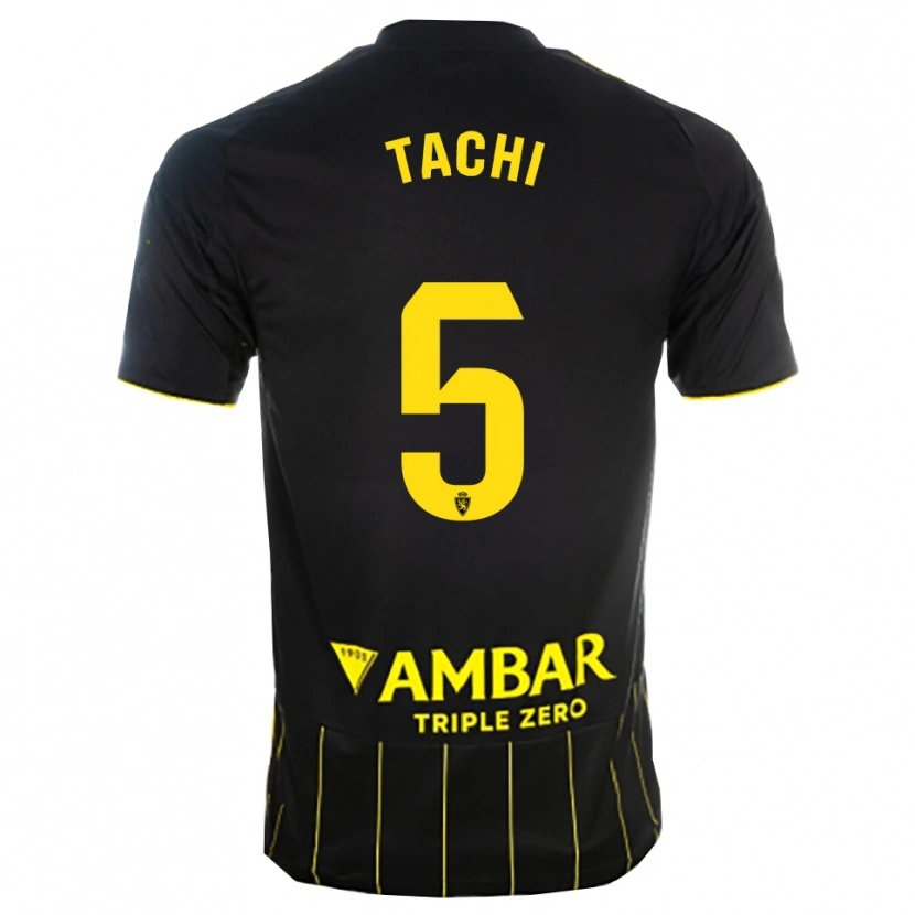 Danxen Men Tachi #5 Black Yellwo Away Jersey 2025/26 T-Shirt