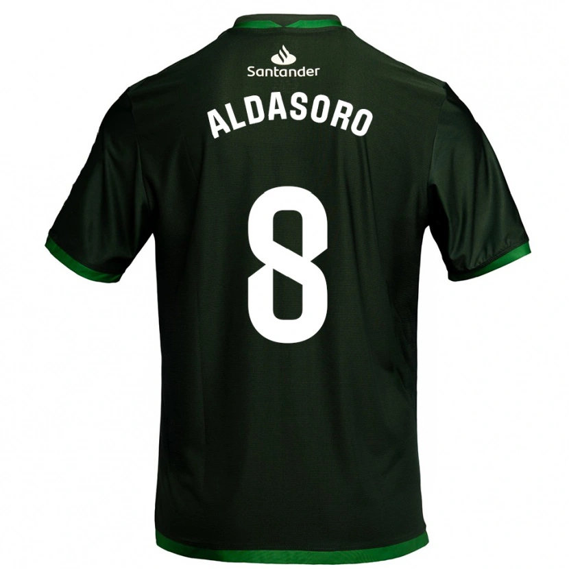 Danxen Men Aritz Aldasoro #8 Dark Green Away Jersey 2025/26 T-Shirt