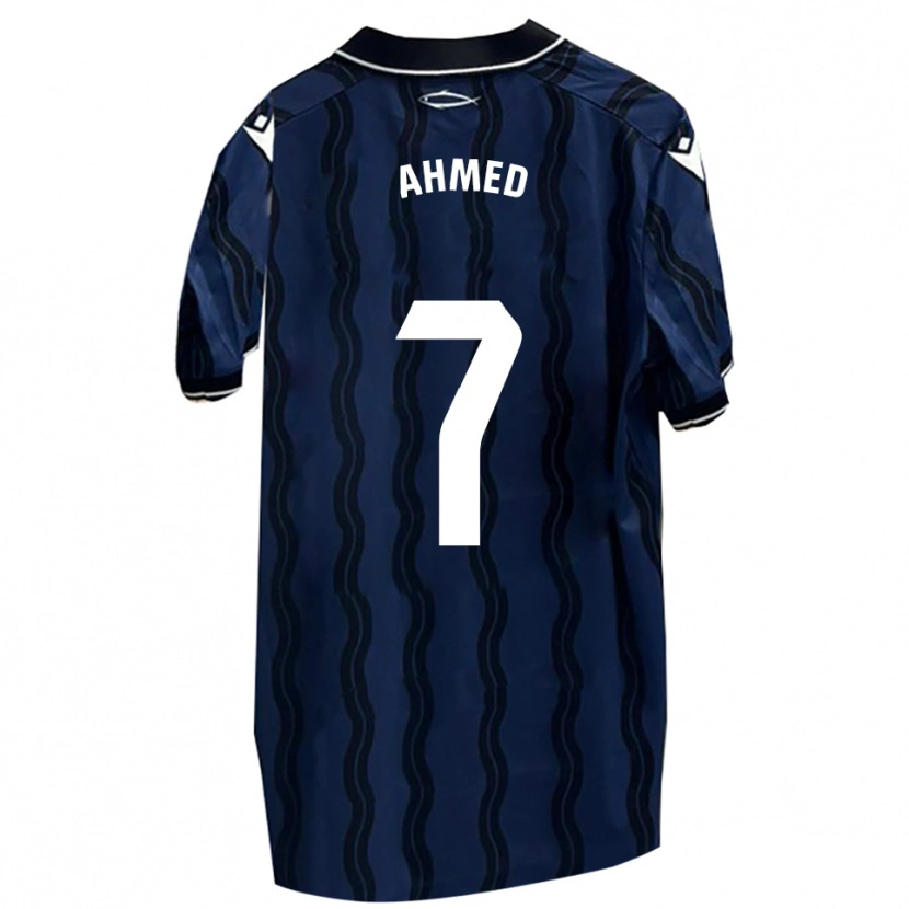 Danxen Men Aisar Ahmed #7 Dark Blue Black Away Jersey 2025/26 T-Shirt