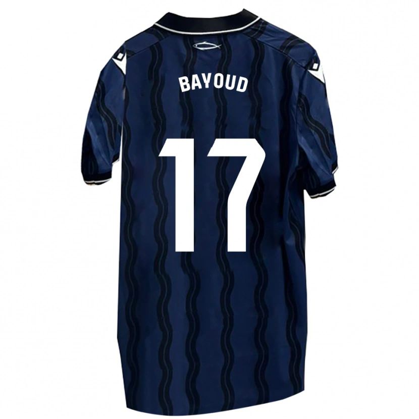 Danxen Men Taufek Bayoud #17 Dark Blue Black Away Jersey 2025/26 T-Shirt