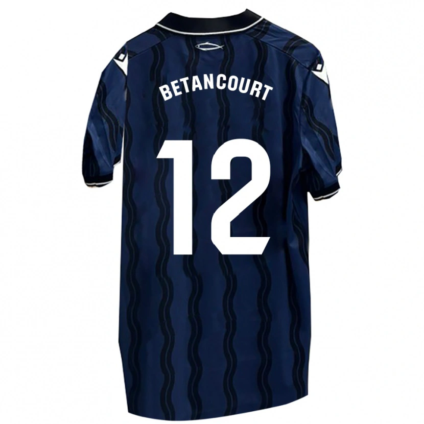 Danxen Men Arick Betancourt #12 Dark Blue Black Away Jersey 2025/26 T-Shirt