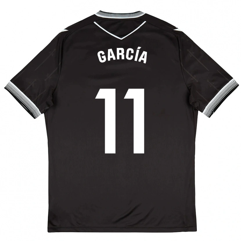 Danxen Men Fermín García #11 Black White Away Jersey 2025/26 T-Shirt