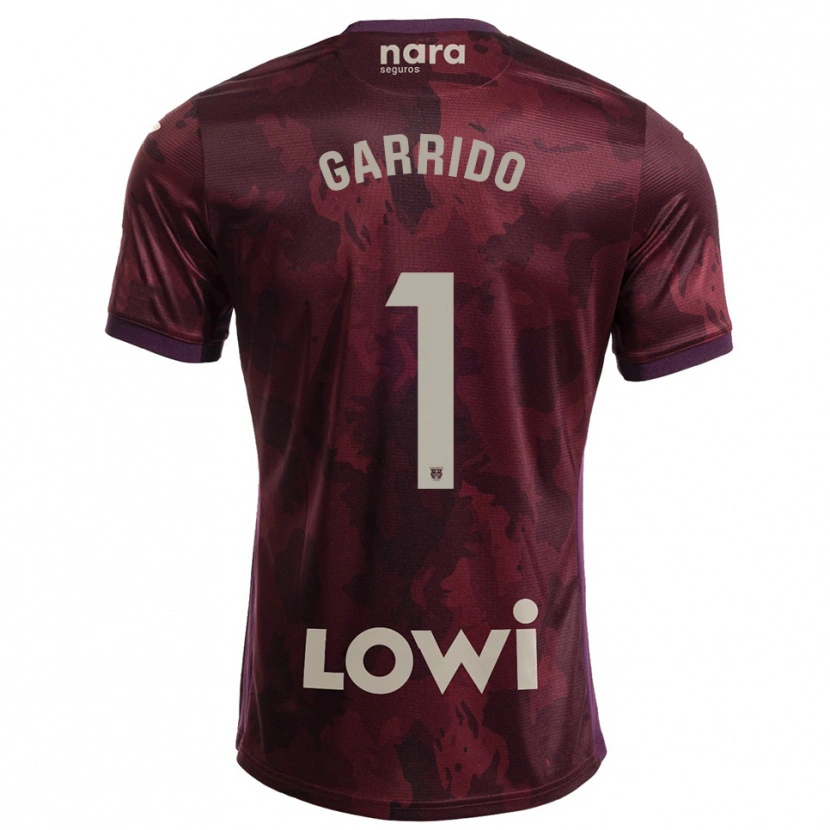Danxen Men Javi Garrido #1 Burgundy White Away Jersey 2025/26 T-Shirt
