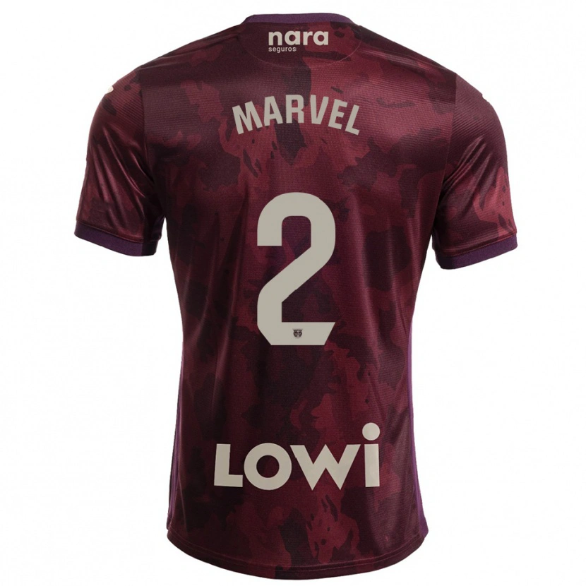 Danxen Men Marvel #2 Burgundy White Away Jersey 2025/26 T-Shirt
