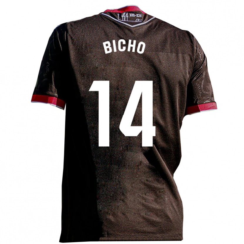 Danxen Men Bicho #14 Black Red Away Jersey 2025/26 T-Shirt