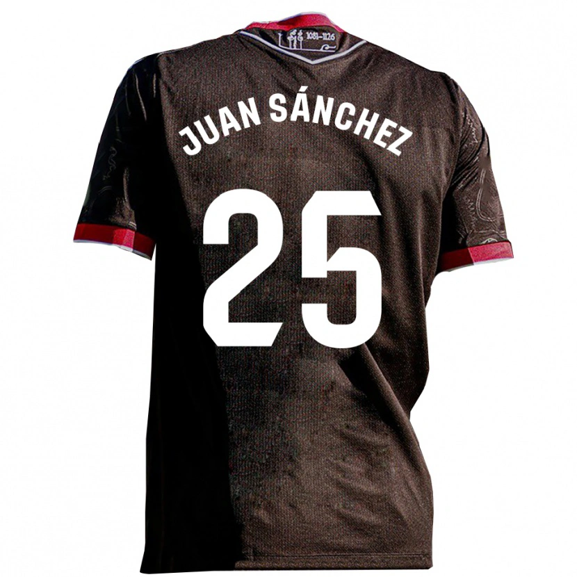 Danxen Men Juan Sánchez #25 Black Red Away Jersey 2025/26 T-Shirt