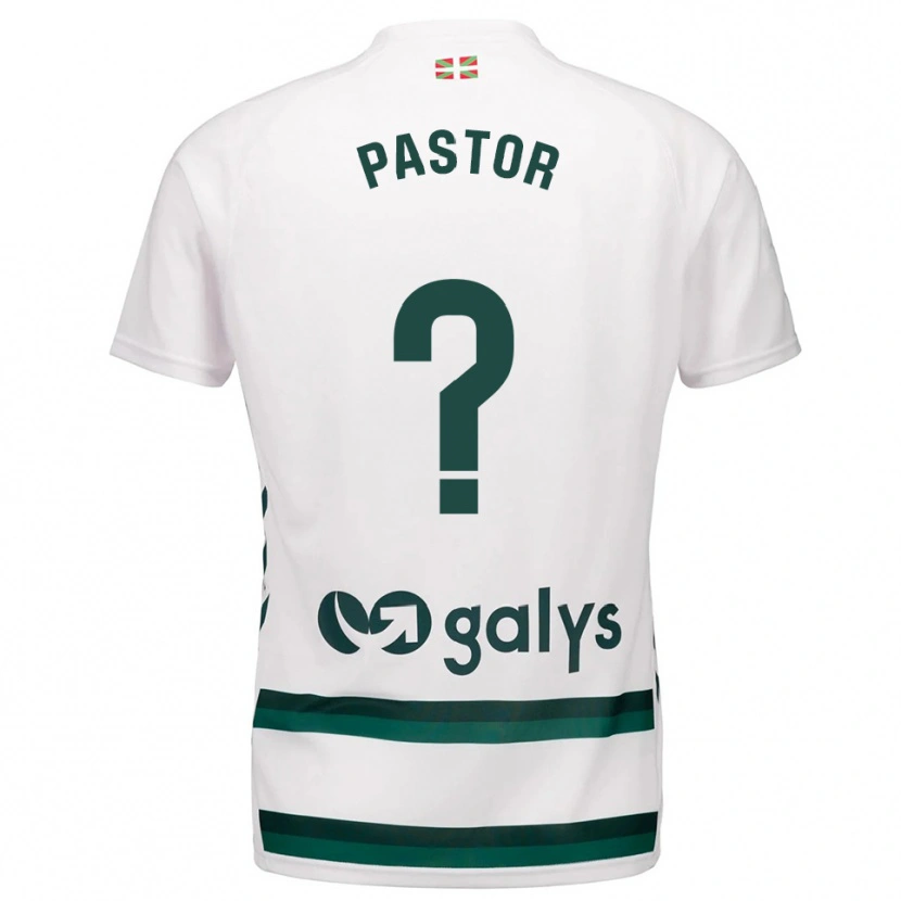 Danxen Men Xavier Pastor #0 White Green Away Jersey 2025/26 T-Shirt