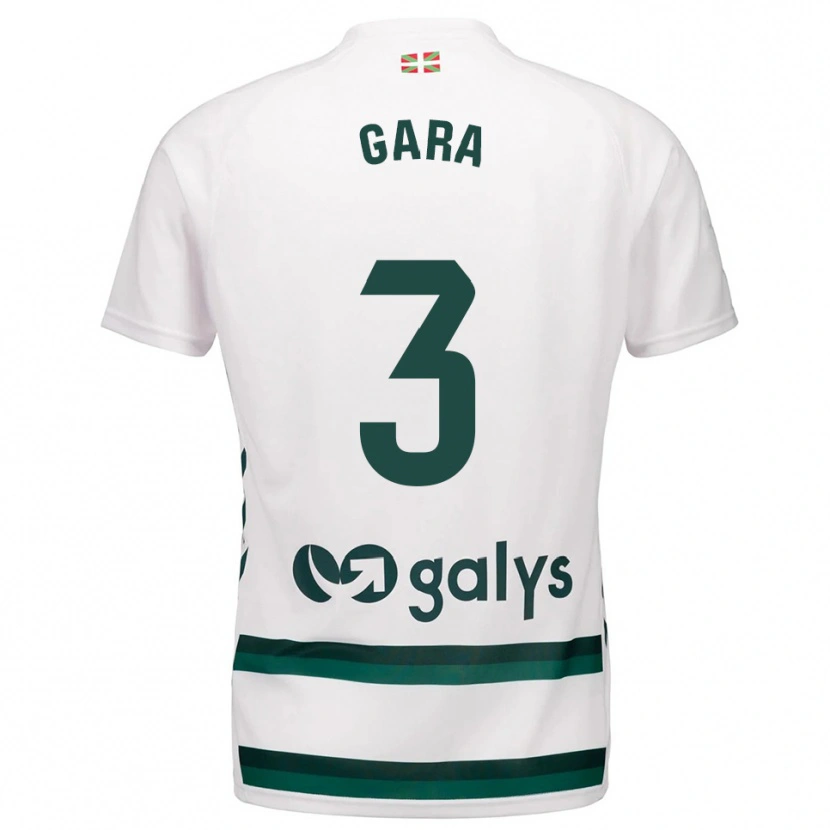 Danxen Men Garazi Facila Giralte #3 White Green Away Jersey 2025/26 T-Shirt