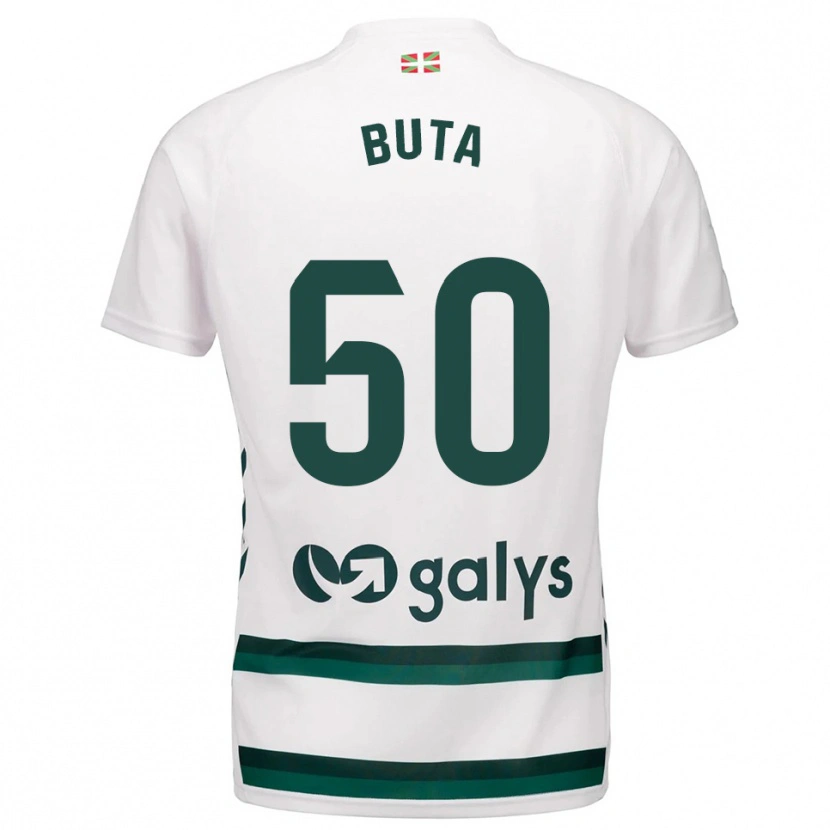 Danxen Men Leonardo Buta #50 White Green Away Jersey 2025/26 T-Shirt