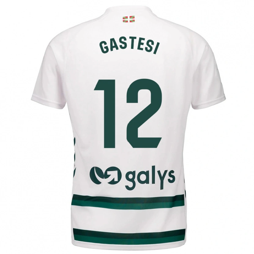 Danxen Men Gorka Gastesi #12 White Green Away Jersey 2025/26 T-Shirt