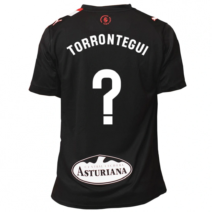 Danxen Men Samu Torrontegui #0 Black White Away Jersey 2025/26 T-Shirt