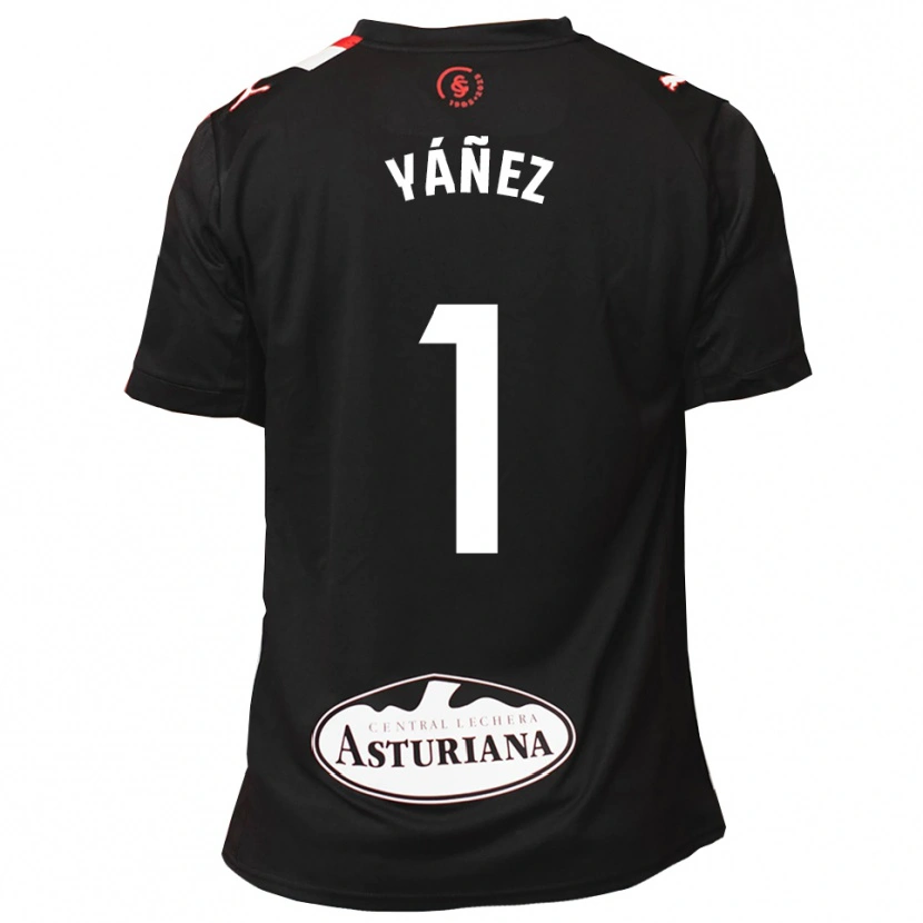 Danxen Men Rubén Yáñez #1 Black White Away Jersey 2025/26 T-Shirt