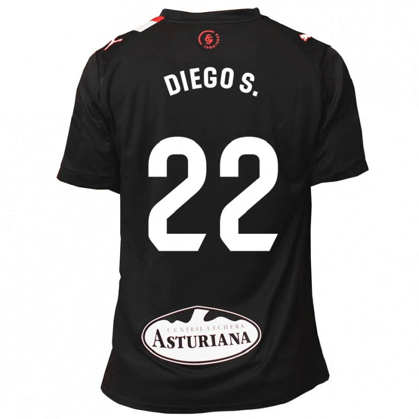 Danxen Men Diego Sánchez #22 Black White Away Jersey 2025/26 T-Shirt