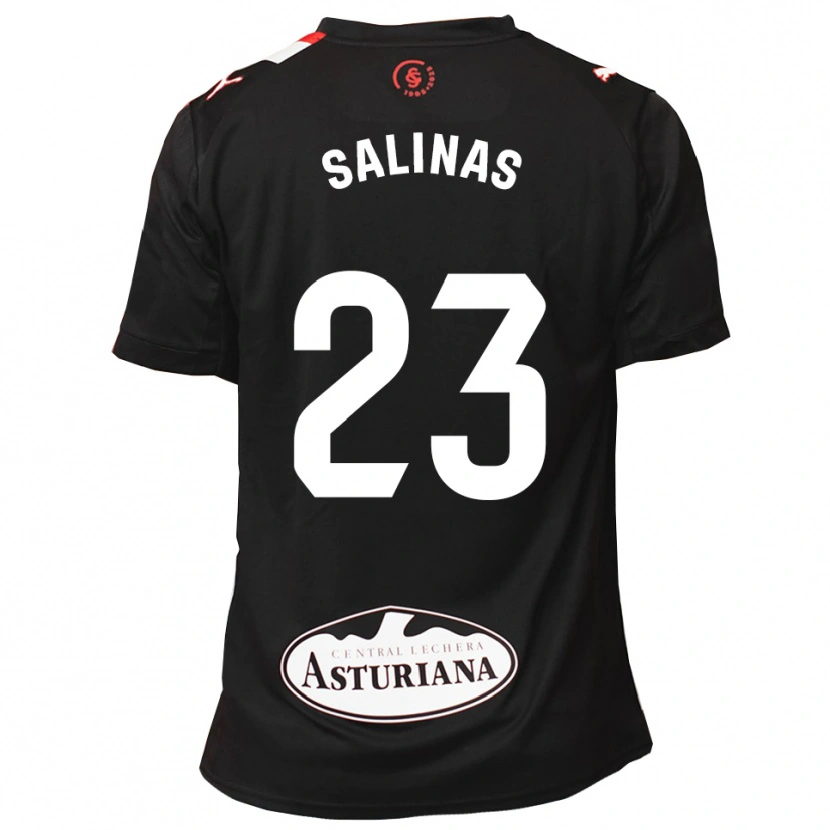 Danxen Men Hugo Salinas #23 Black White Away Jersey 2025/26 T-Shirt