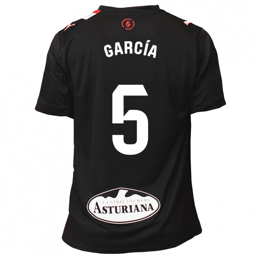 Danxen Men Pablo García #5 Black White Away Jersey 2025/26 T-Shirt