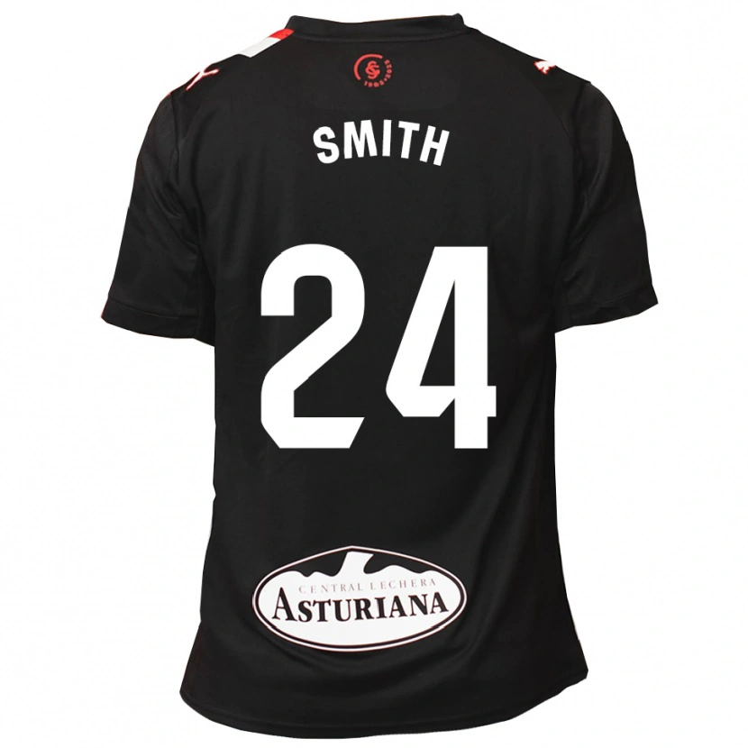 Danxen Men Justin Smith #24 Black White Away Jersey 2025/26 T-Shirt