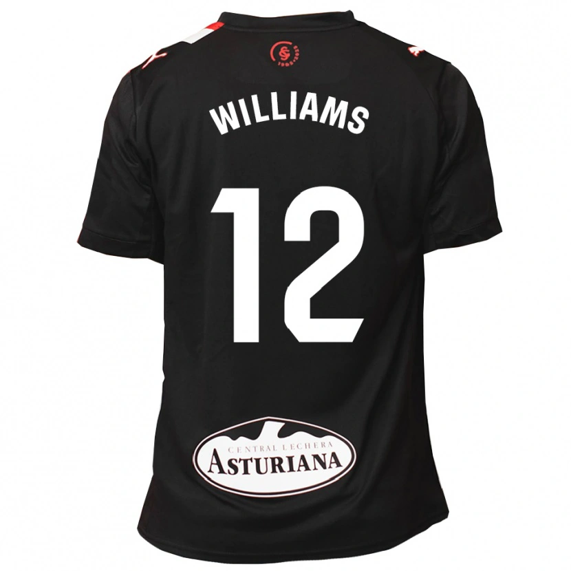 Danxen Men Aaron Williams #12 Black White Away Jersey 2025/26 T-Shirt
