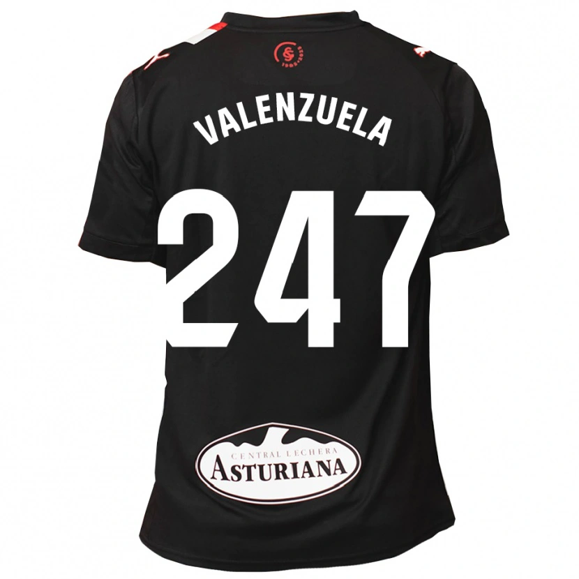 Danxen Men Sebastián Valenzuela #247 Black White Away Jersey 2025/26 T-Shirt