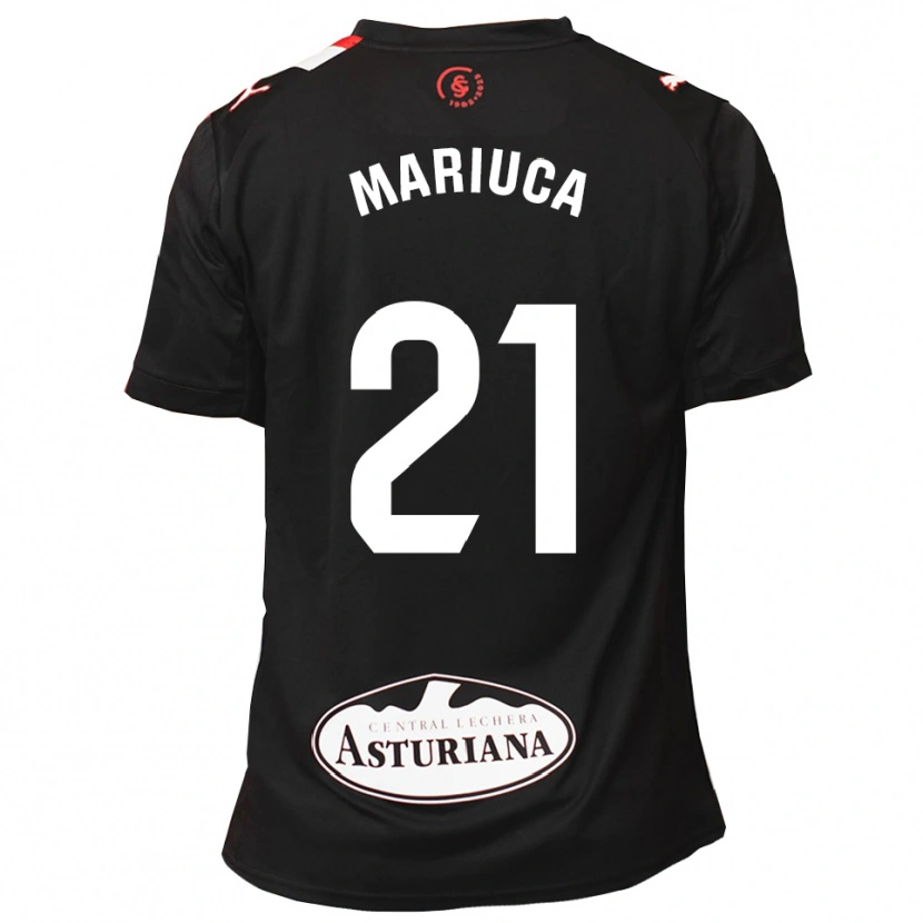 Danxen Men María González Rodríguez #21 Black White Away Jersey 2025/26 T-Shirt