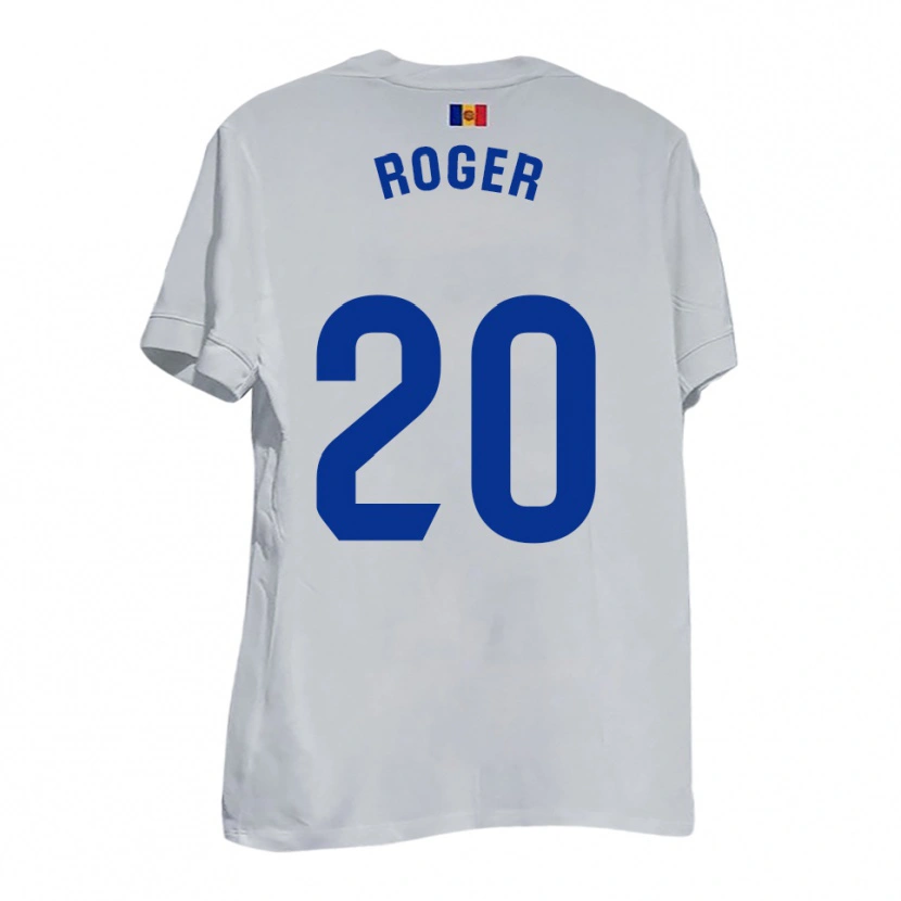 Danxen Men Roger #20 White Blue Yellow Away Jersey 2025/26 T-Shirt
