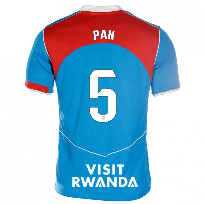 Danxen Men Pablo Pan #5 Blue White Third Jersey 2025/26 T-Shirt