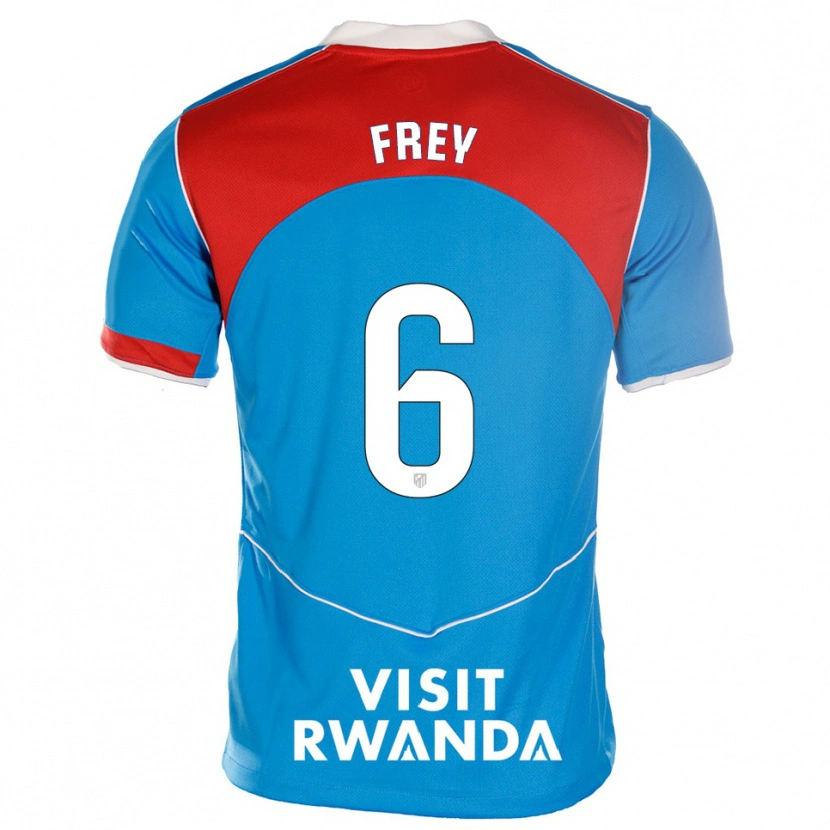 Danxen Men Darío Frey #6 Blue White Third Jersey 2025/26 T-Shirt