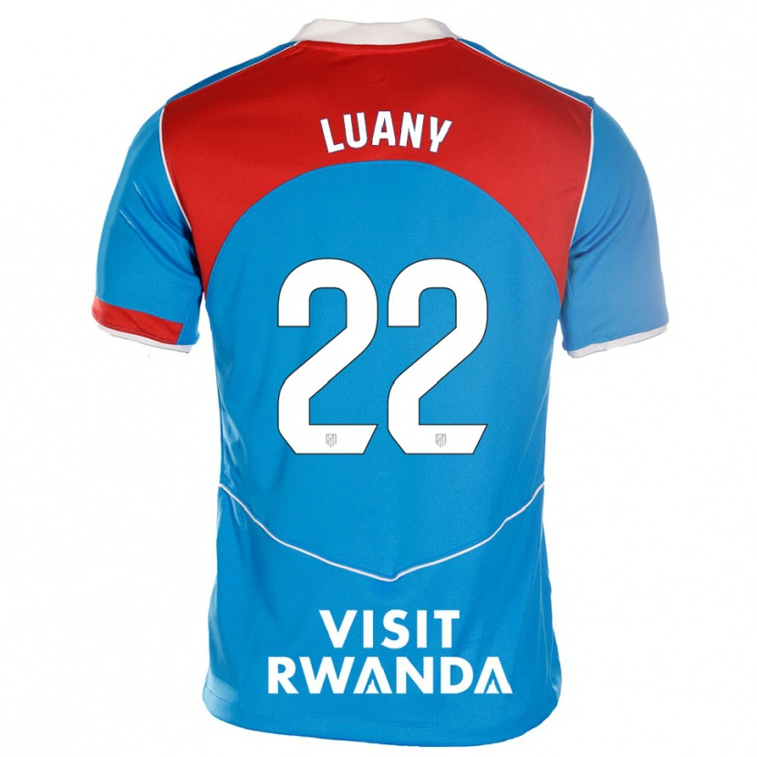 Danxen Men Luany Vitória Da Silva Rosa #22 Blue White Third Jersey 2025/26 T-Shirt