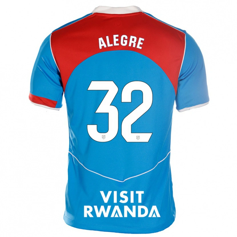 Danxen Men Juan Alegre #32 Blue White Third Jersey 2025/26 T-Shirt