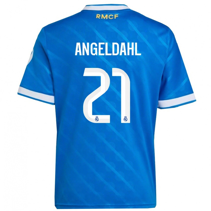 Danxen Men Filippa Angeldahl #21 Blue  White Third Jersey 2025/26 T-Shirt