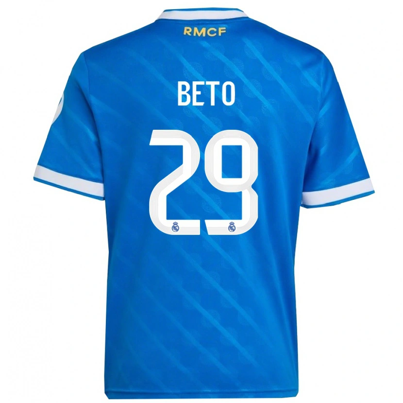 Danxen Men Beto Martínez #29 Blue  White Third Jersey 2025/26 T-Shirt