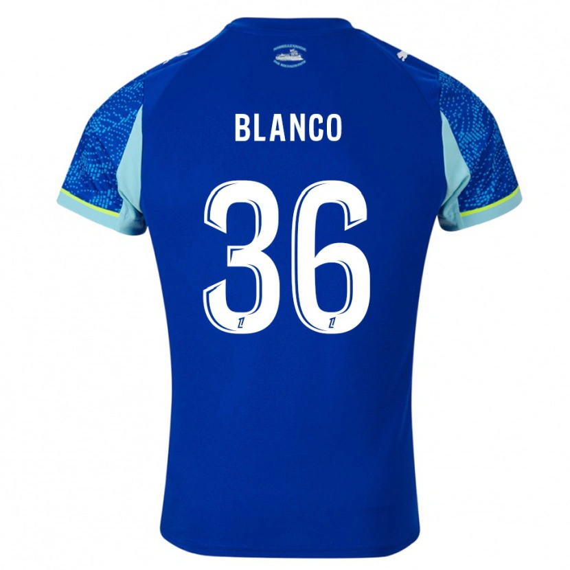 Danxen Men Rubén Blanco #36 Sky Blue White Third Jersey 2025/26 T-Shirt