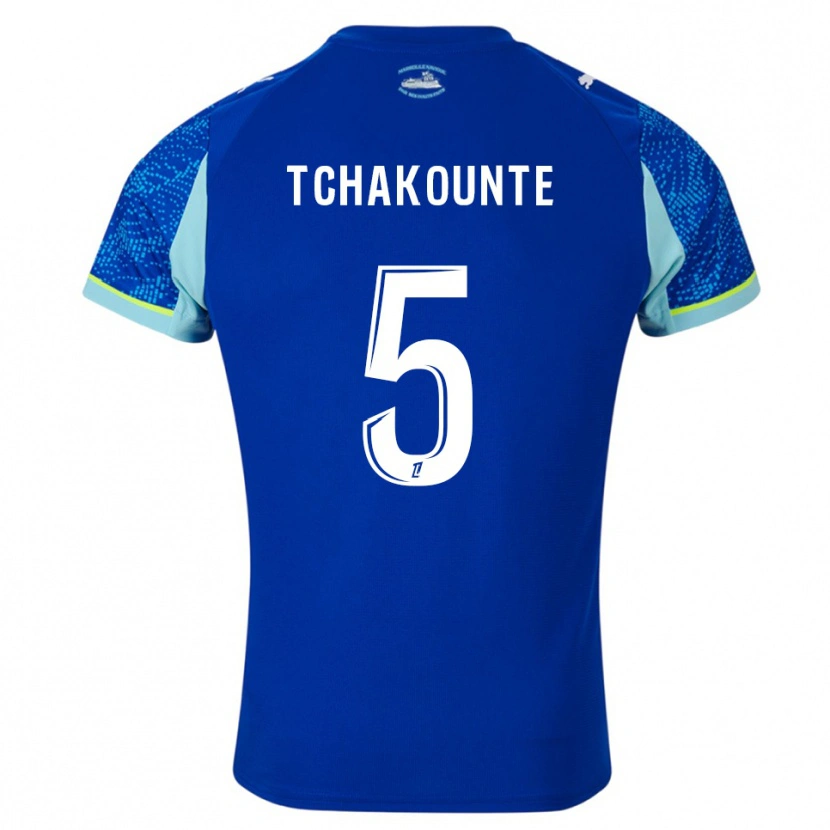 Danxen Men Annaëlle Tchakounté #5 Sky Blue White Third Jersey 2025/26 T-Shirt