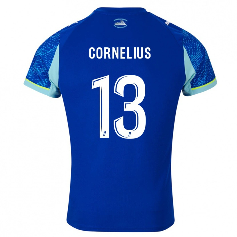 Danxen Men Derek Cornelius #13 Sky Blue White Third Jersey 2025/26 T-Shirt