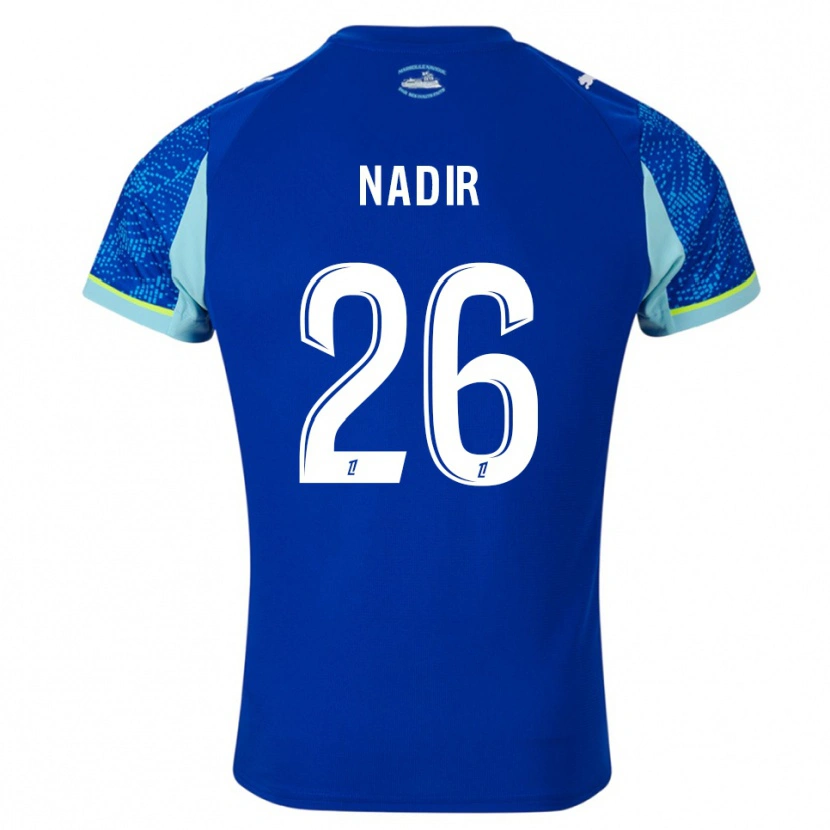 Danxen Men Bilal Nadir #26 Sky Blue White Third Jersey 2025/26 T-Shirt
