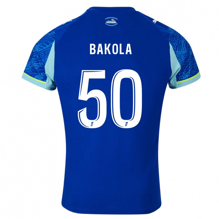 Danxen Men Darryl Bakola #50 Sky Blue White Third Jersey 2025/26 T-Shirt
