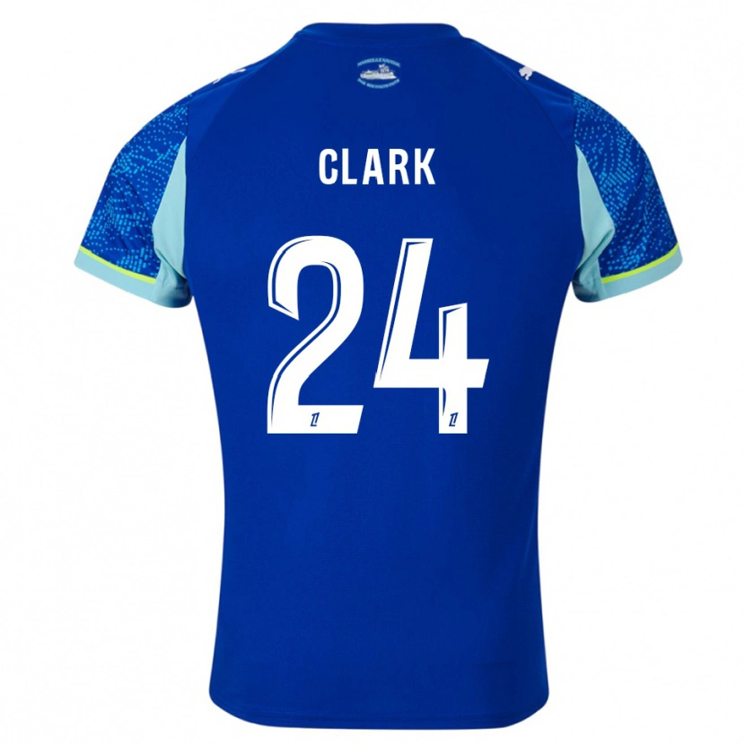Danxen Men Ashley Clark #24 Sky Blue White Third Jersey 2025/26 T-Shirt