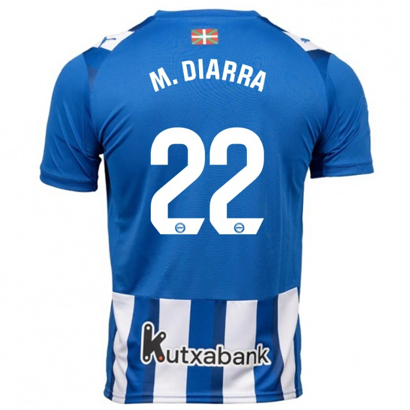 Danxen Women Moussa Diarra #22 Blue White Home Jersey 2025/26 T-Shirt