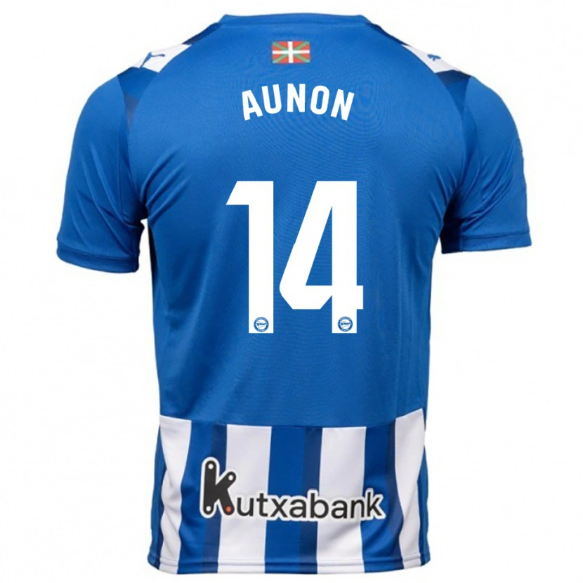 Danxen Women Cristina Auñón #14 Blue White Home Jersey 2025/26 T-Shirt