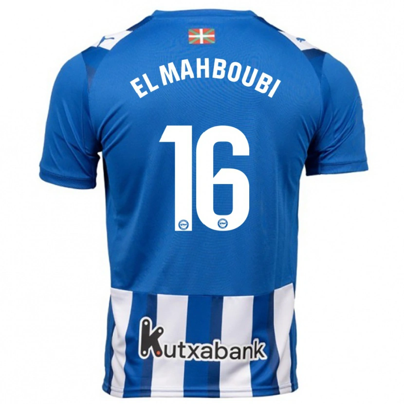 Danxen Women Sami El Mahboubi #16 Blue White Home Jersey 2025/26 T-Shirt