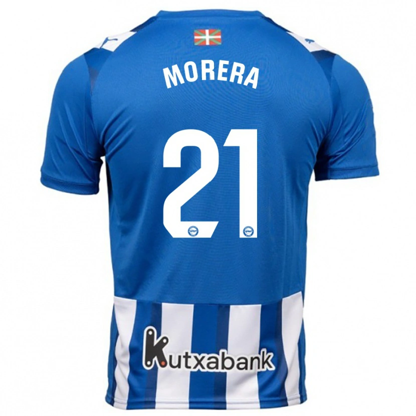 Danxen Women Carla Morera #21 Blue White Home Jersey 2025/26 T-Shirt