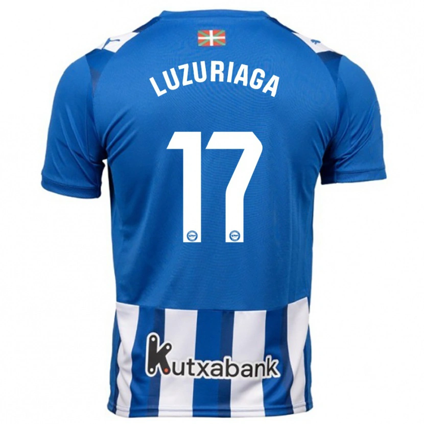 Danxen Women Judith Luzuriaga #17 Blue White Home Jersey 2025/26 T-Shirt