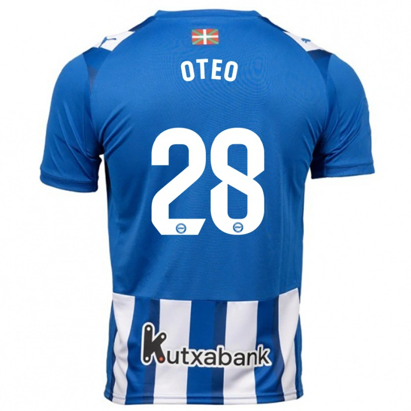 Danxen Women Iñigo Oteo #28 Blue White Home Jersey 2025/26 T-Shirt