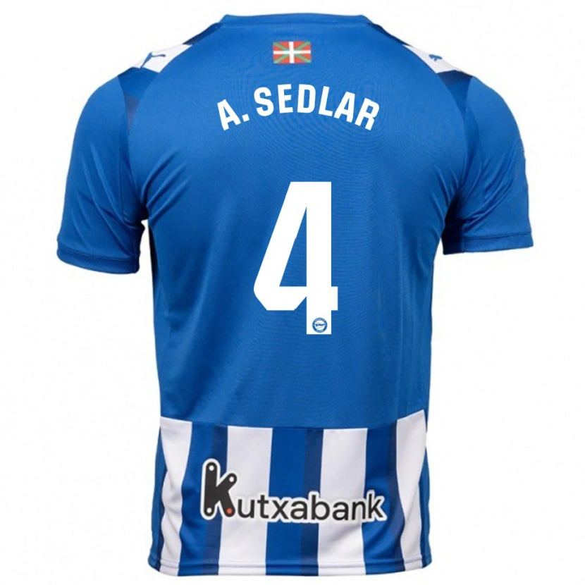 Danxen Women Aleksandar Sedlar #4 Blue White Home Jersey 2025/26 T-Shirt